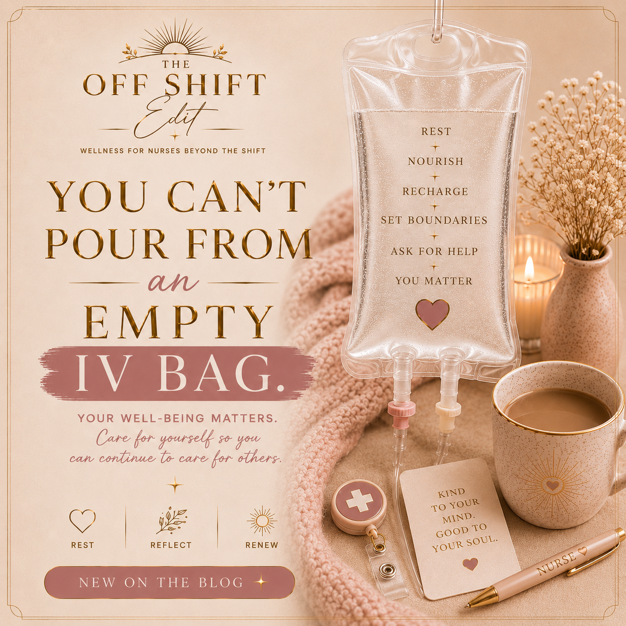 You Can’t Pour From an Empty IV Bag